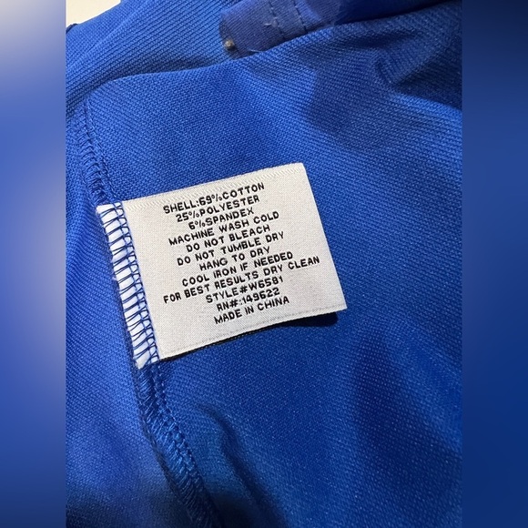 WALTER BAKER Royal blue one shoulder cutout midi dress size L - Picture 12 of 16